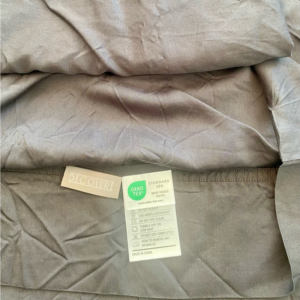 Charcoal King Size Pillow Cases ONLY